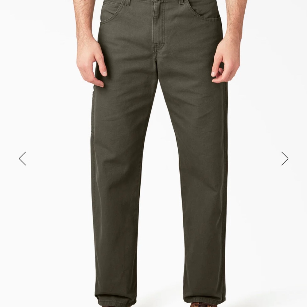 Dickies Men's Green Cargo Jeans